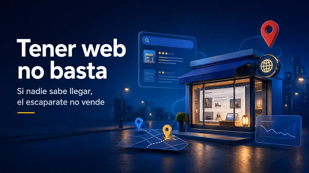 Tener web no basta si el negocio no trabaja su SEO local y visibilidad online